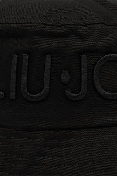 Liu Jo Kadın Logolu Kova Şapka Siyah