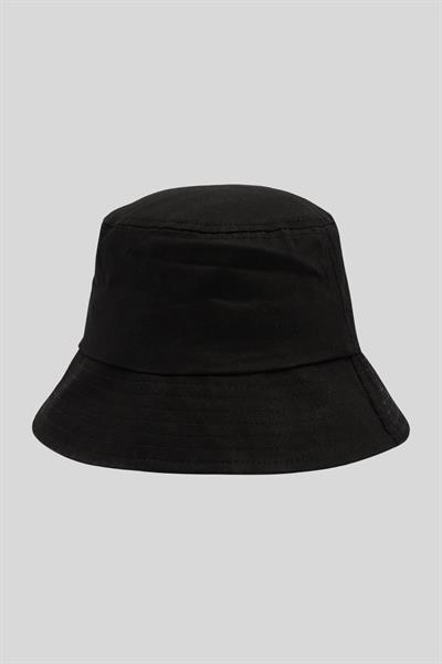 Liu Jo Kadın Logolu Kova Şapka Siyah