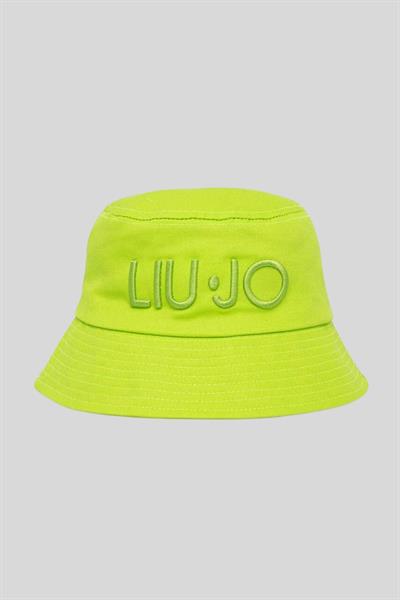 Liu Jo Kadın Logolu Kova Şapka Yeşil