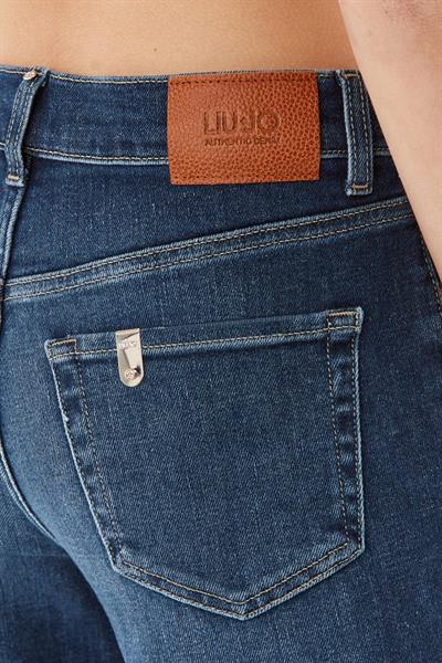 Liu Jo Kadın Regular Fit Jean Pantolon Mavi