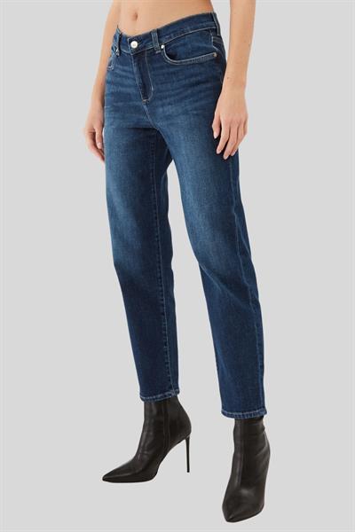 Liu Jo Kadın Regular Fit Jean Pantolon Mavi