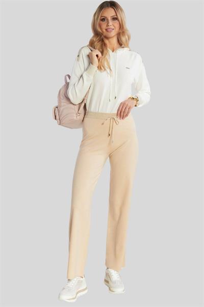 Liu Jo Kadın Regular Fit Örme Pantolon Bej