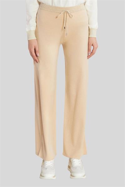 Liu Jo Kadın Regular Fit Örme Pantolon Bej