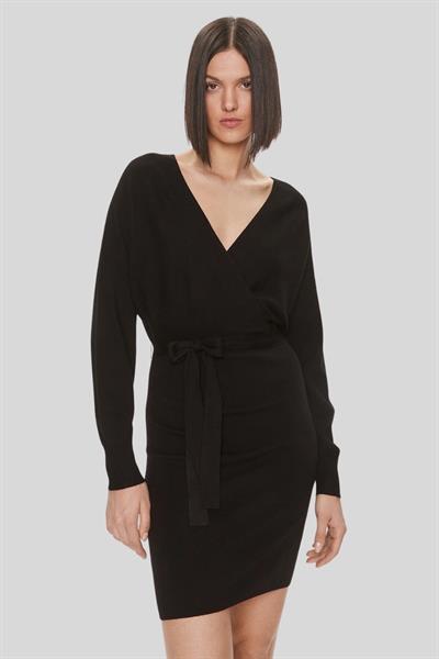 Liu Jo Kadın Slim Fit Örme Elbise Siyah