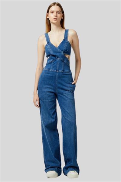 Liu Jo Kadın Tulum Mavi