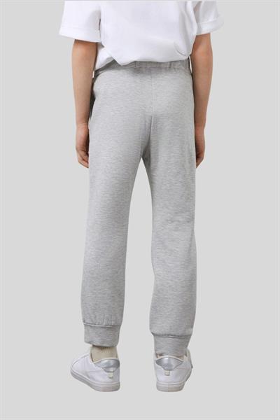 Mani Mani Erkek Çocuk Beli Lastikli Nakış Detaylı Jogger Pantolon Gri