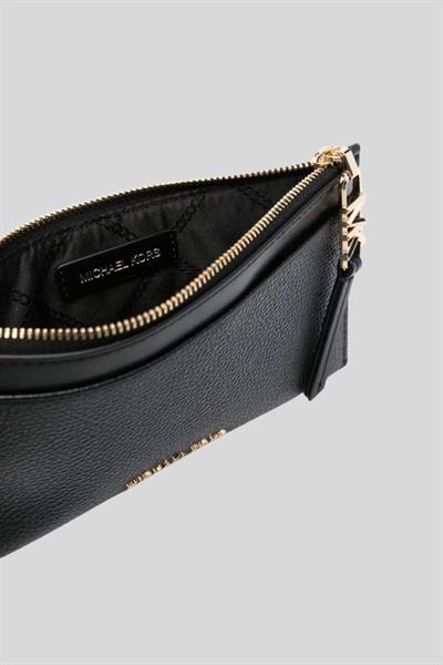 Michael Kors Kadın Büyük Fermuarlı Kartvizitlik Siyah