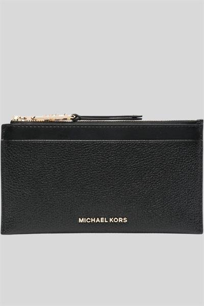 Michael Kors Kadın Büyük Fermuarlı Kartvizitlik Siyah