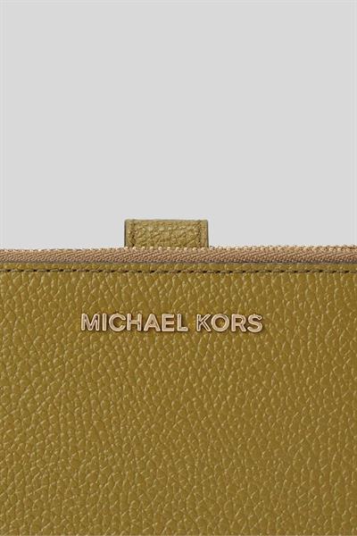 Michael Kors Kadın Çift Fermuarlı Cüzdan Yeşil