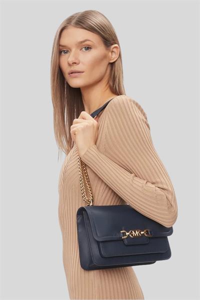 Michael Kors Kadın Heather El Çantası Lacivert