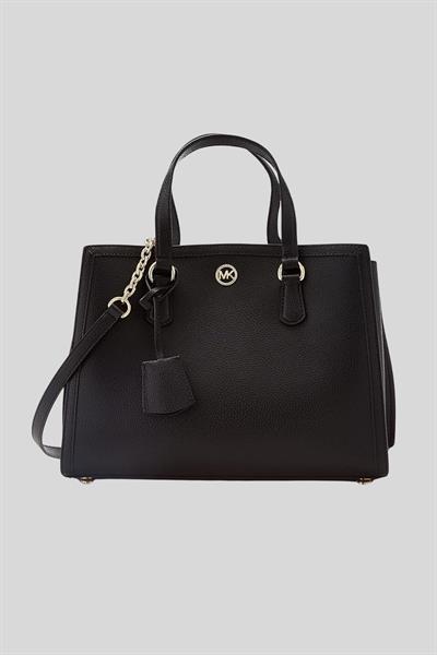 Michael Kors Kadın Logolu Çıkarılabilir Omuz Askılı Çanta Siyah