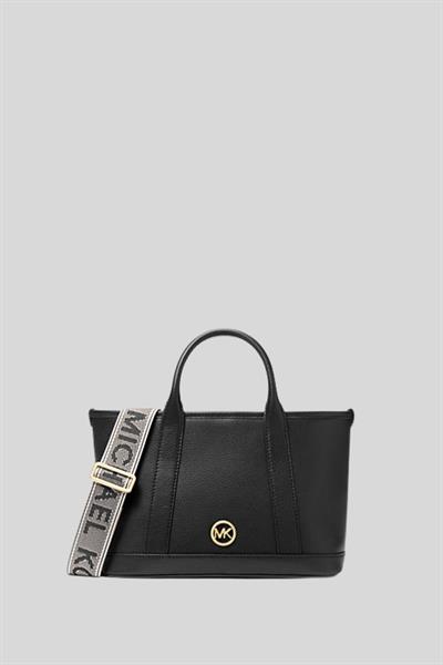 Michael Kors Kadın Luisa Küçük Çakıllı Deri El Çantası Siyah
