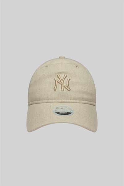 New Era MLB New York Yankess Şapka Açık Bej