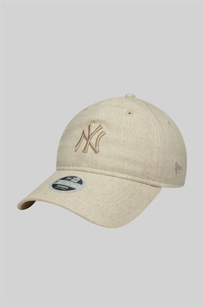 New Era MLB New York Yankess Şapka Açık Bej