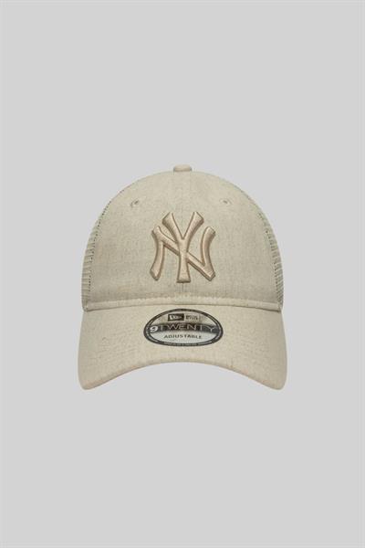 New Era New York Yankess Şapka Açık Bej