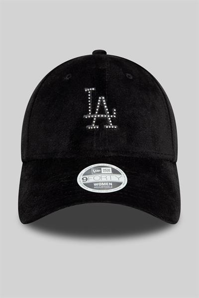 New Era WMNS Dıamante Velour 9Forty Siyah