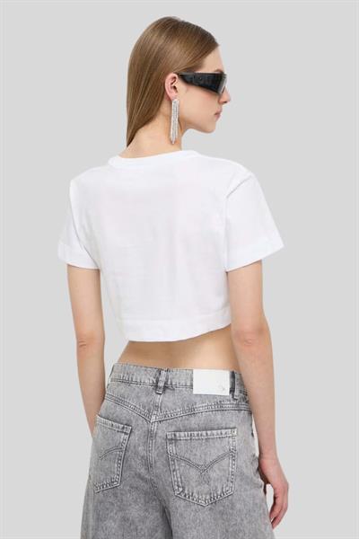 Patrizia Pepe Kadın T-Shirt Beyaz