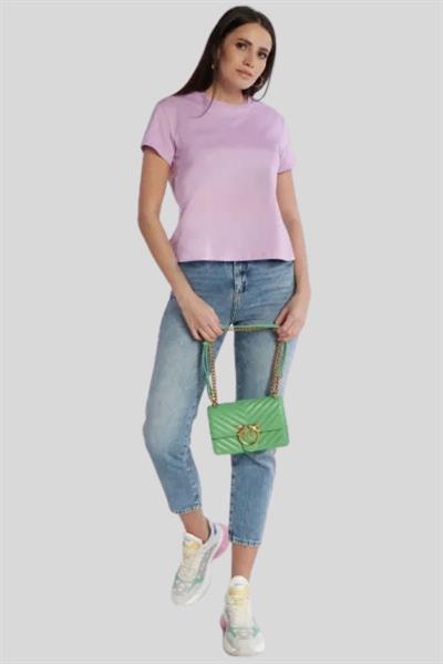 Patrizia Pepe Kadın T-Shirt Lila