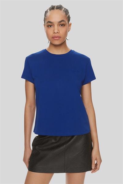 Patrizia Pepe Kadın T-Shirt Mavi