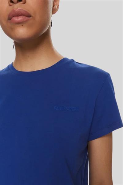 Patrizia Pepe Kadın T-Shirt Mavi