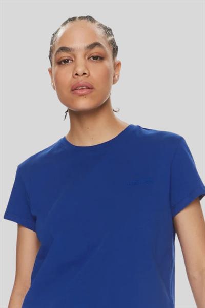 Patrizia Pepe Kadın T-Shirt Mavi