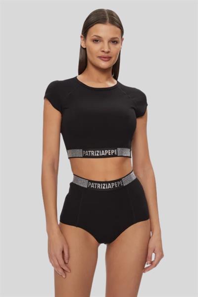 Patrizia Pepe Kadın T-Shirt Siyah