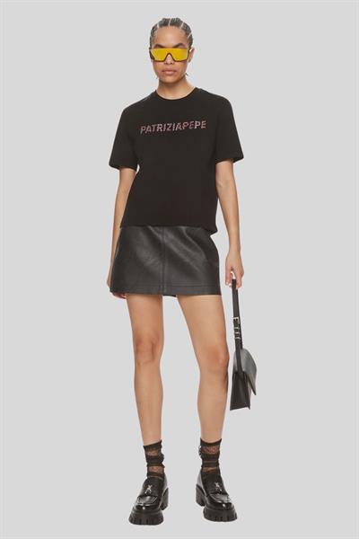 Patrizia Pepe Kadın T-Shirt Siyah