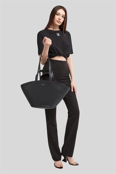 Patrizia Pepe Kadın T-Shirt Siyah