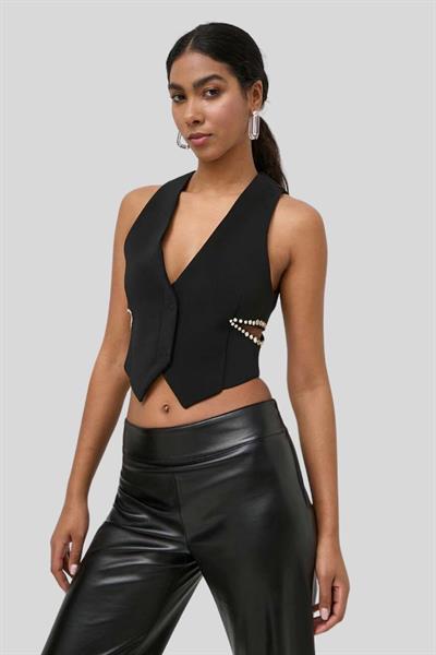 Patrizia Pepe Kadın Yelek Siyah