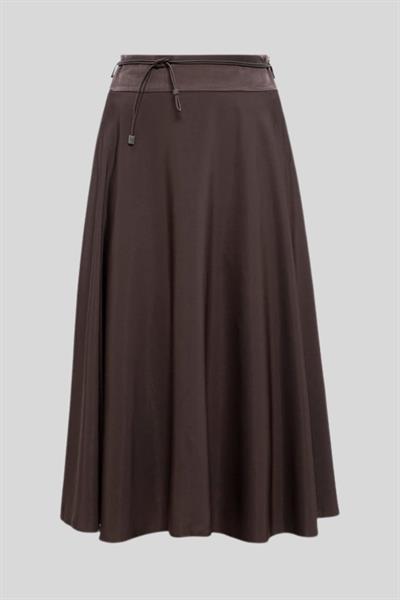 Peserico Kadın Asimetrik Midi Etek P05109A-06644 Beyaz