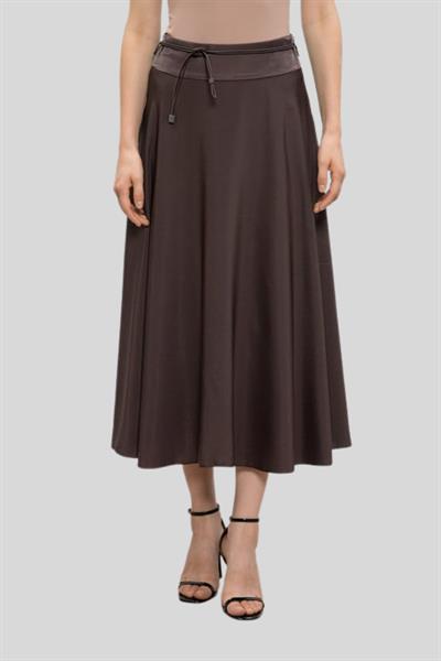 Peserico Kadın Asimetrik Midi Etek P05109A-06644 Beyaz