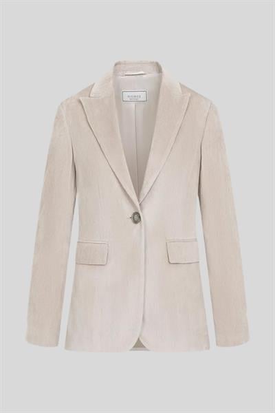 Peserico Kadın Kadife Blazer Ceket Bej