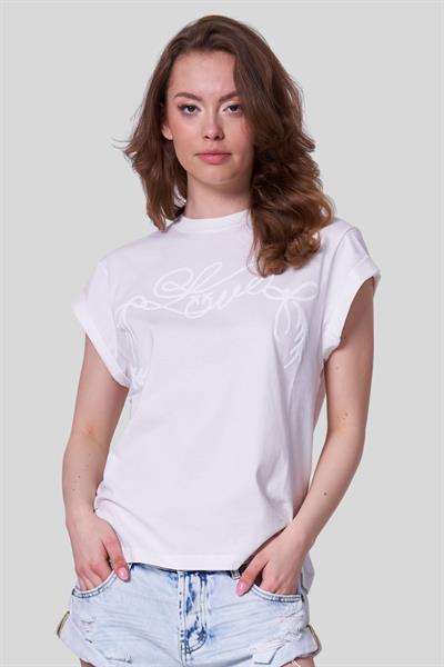 Pinko Kadın Tişört Beyaz