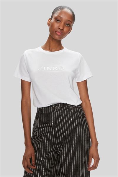 Pinko Kadın Tişört Beyaz