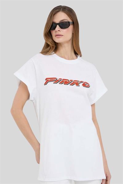 Pinko Kadın Tişört Beyaz