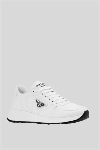 Prada Erkek Prax 01 Re-Nylon Spor Ayakkabı Beyaz 100