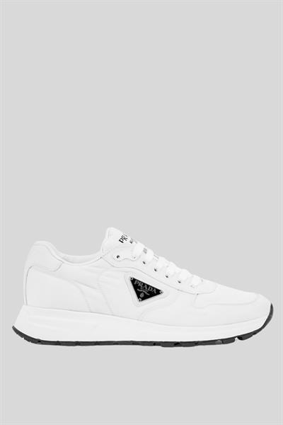 Prada Erkek Prax 01 Re-Nylon Spor Ayakkabı Beyaz 100