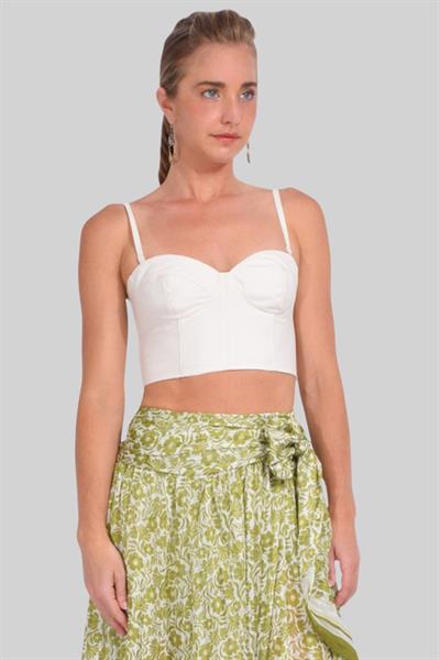 Sabina Musayev Kadın Body Beyaz  WHTS