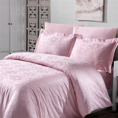 Saint Louis Prestige Pudra Çift Kişilik Nevresim Takımı 200x220 Cm Pudra