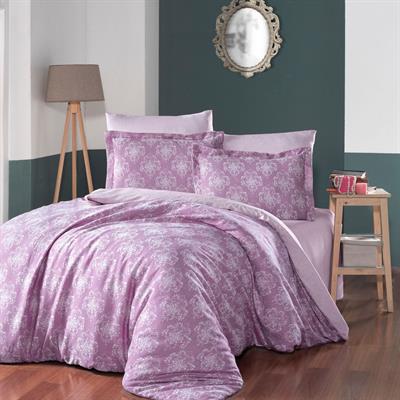 Saint Louis Vintage Mor Çift Kişilik Nevresim Takımı 200x220 Cm