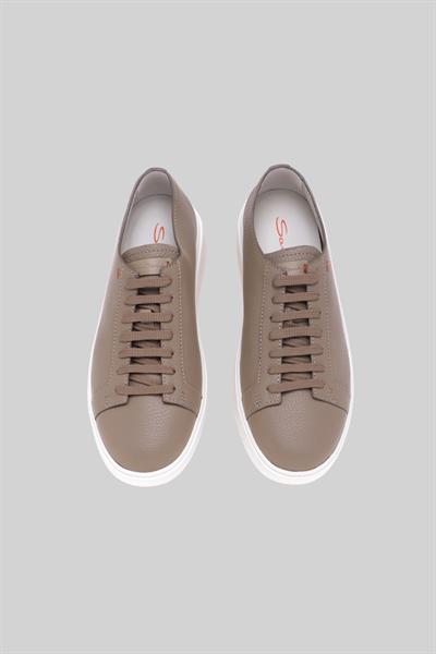 Santon Erkek Deri Sneaker Bej