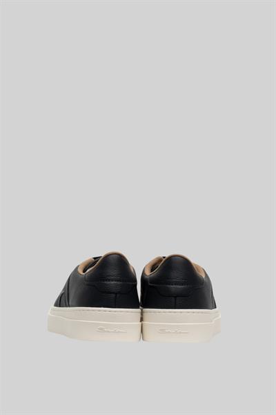 Santoni Erkek Deri Sneaker Mavi