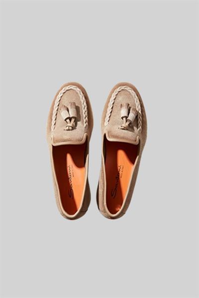 Santoni Erkek Klasik Ayakkabı Bej