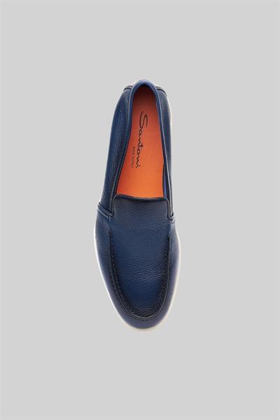 Santoni Erkek Klasik Ayakkabı Mavi