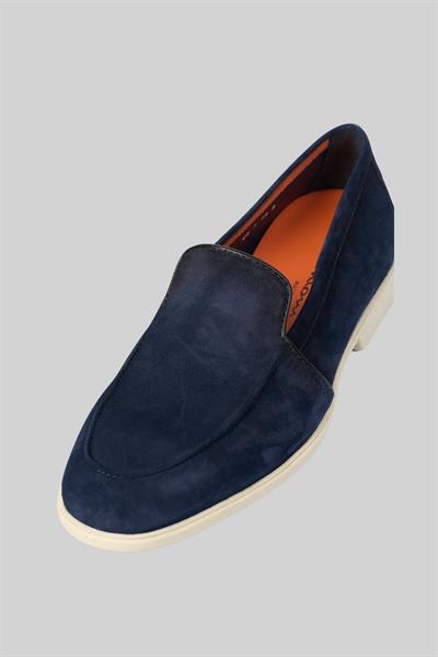 Santoni Erkek Klasik Ayakkabı Mavi