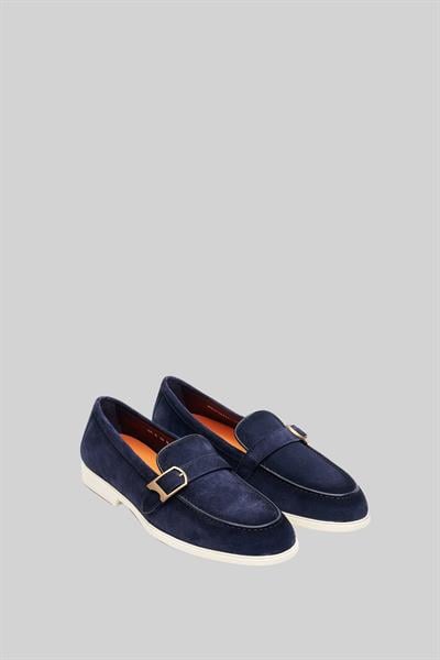 Santoni Erkek Klasik Ayakkabı Mavi