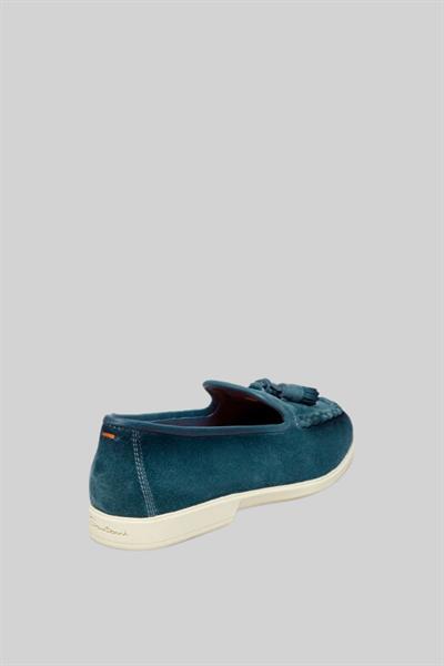 Santoni Erkek Klasik Ayakkabı Mavi