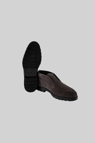 Santoni Erkek Loafer Ayakkabı Gri