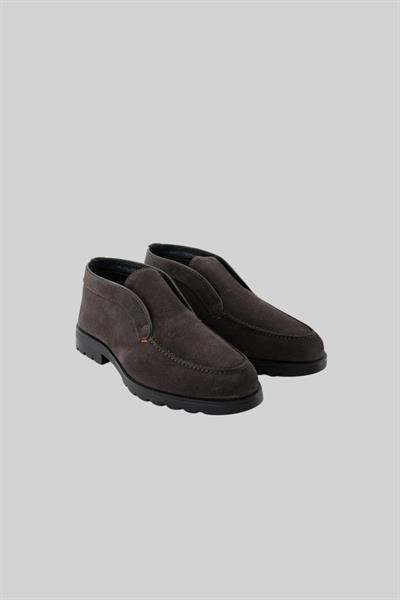 Santoni Erkek Loafer Ayakkabı Gri