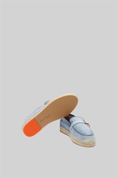 Santoni Erkek Loafer Ayakkabı Mavi